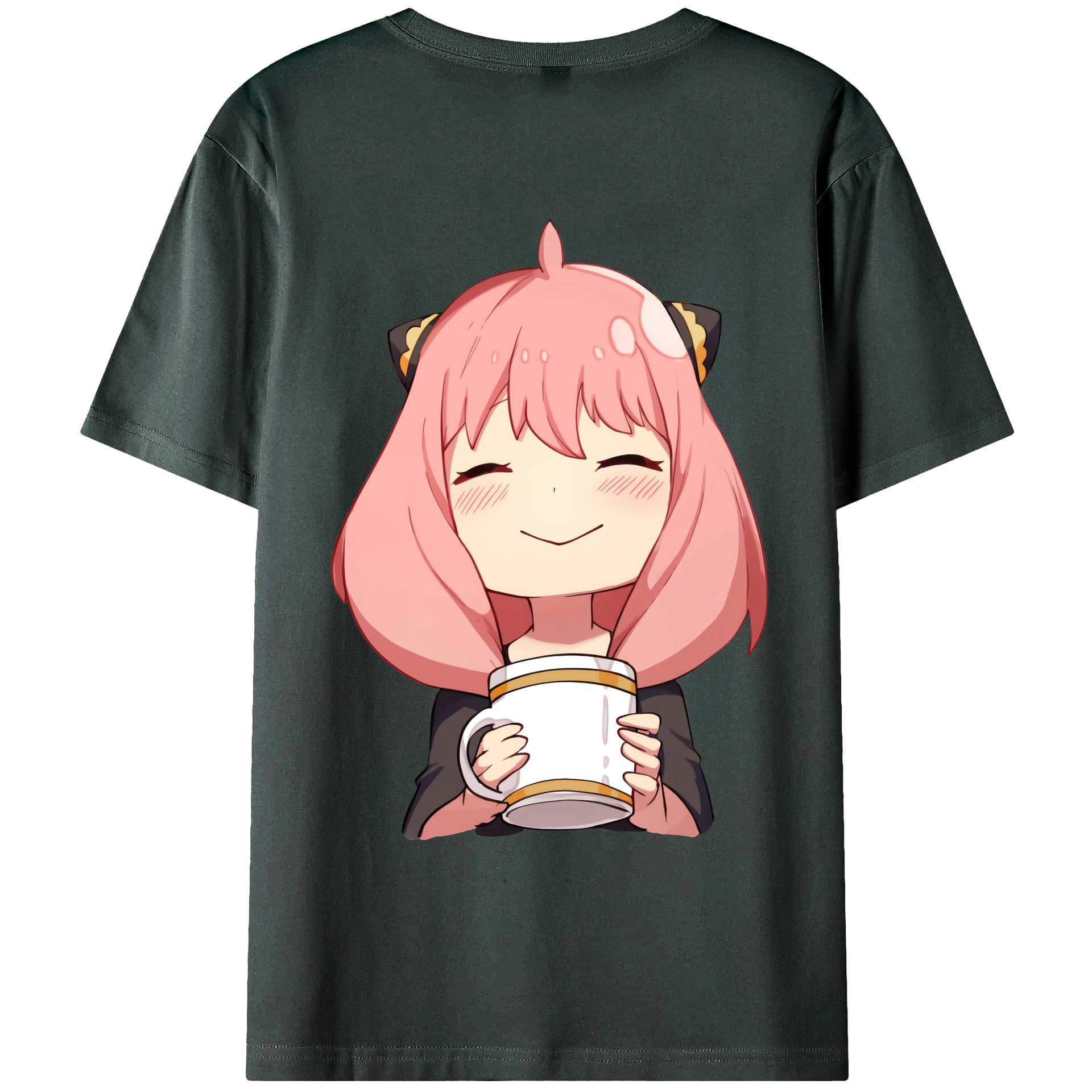 （画像用） SPY×FAMILY间谍家家酒 綿100％ メンズ半袖Tシャツ（バックプリント） 通気性